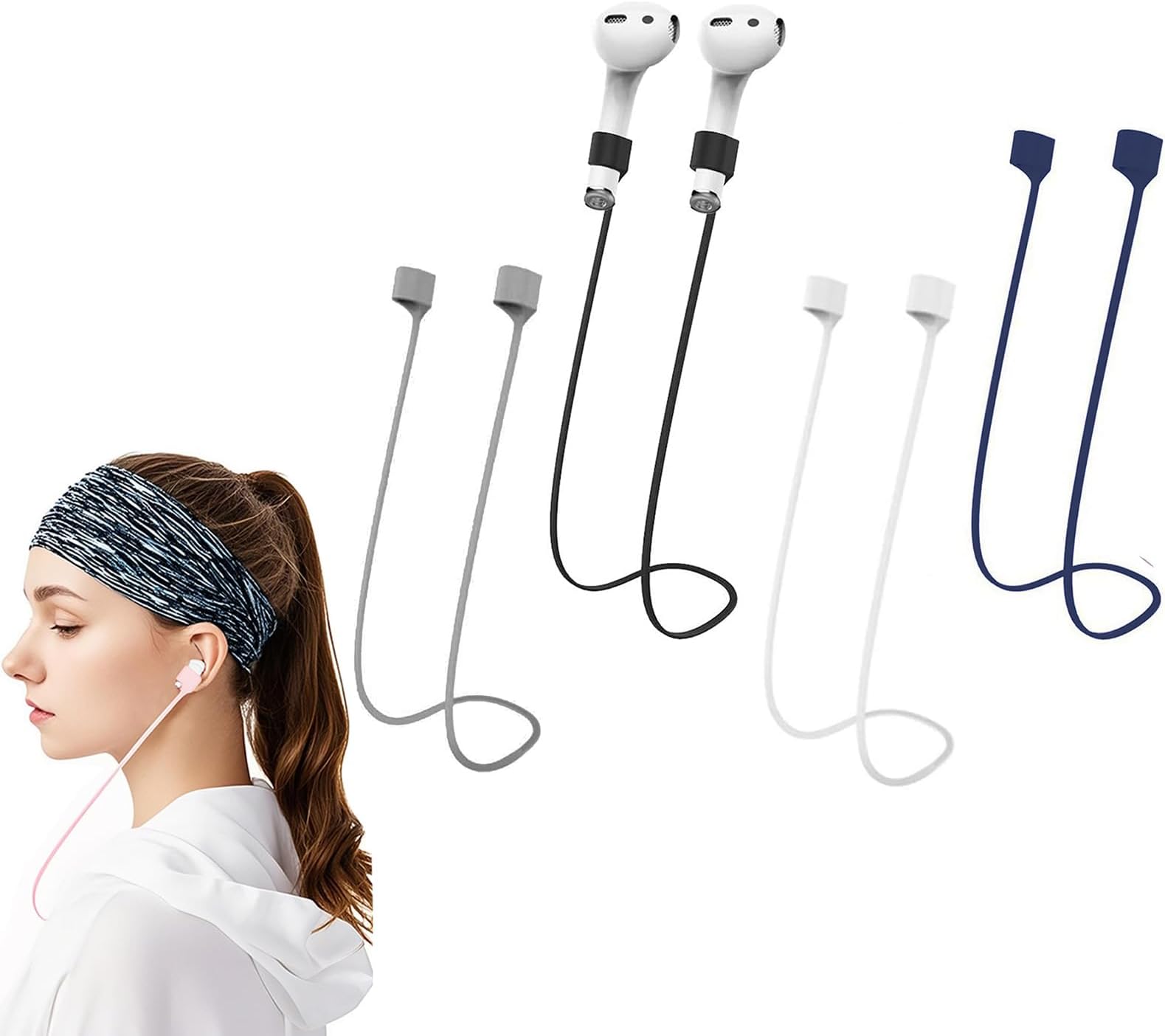 Ultra Strong Magnetic Airpod Pro Strap Anti-Lost Cord Sports Lanyard