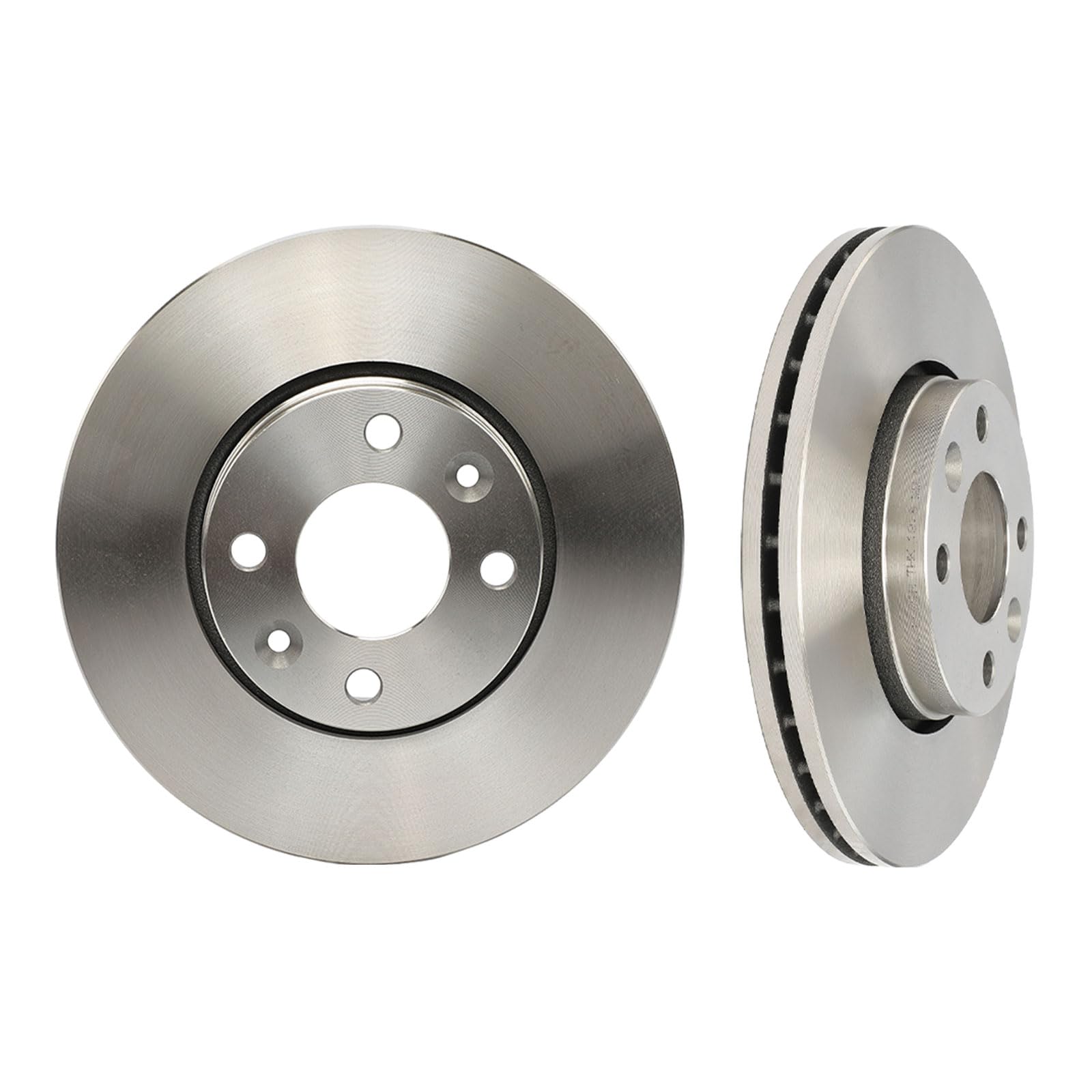 Frankberg Set freni incl. 2x Dischi Freno + 4x Pastiglie dei Freni Anteriore Compatibile con C.a.p.t.u.r I H5 J5 Clio IV BH Dokker MPV KE Replace# 410608481R, 8671016692