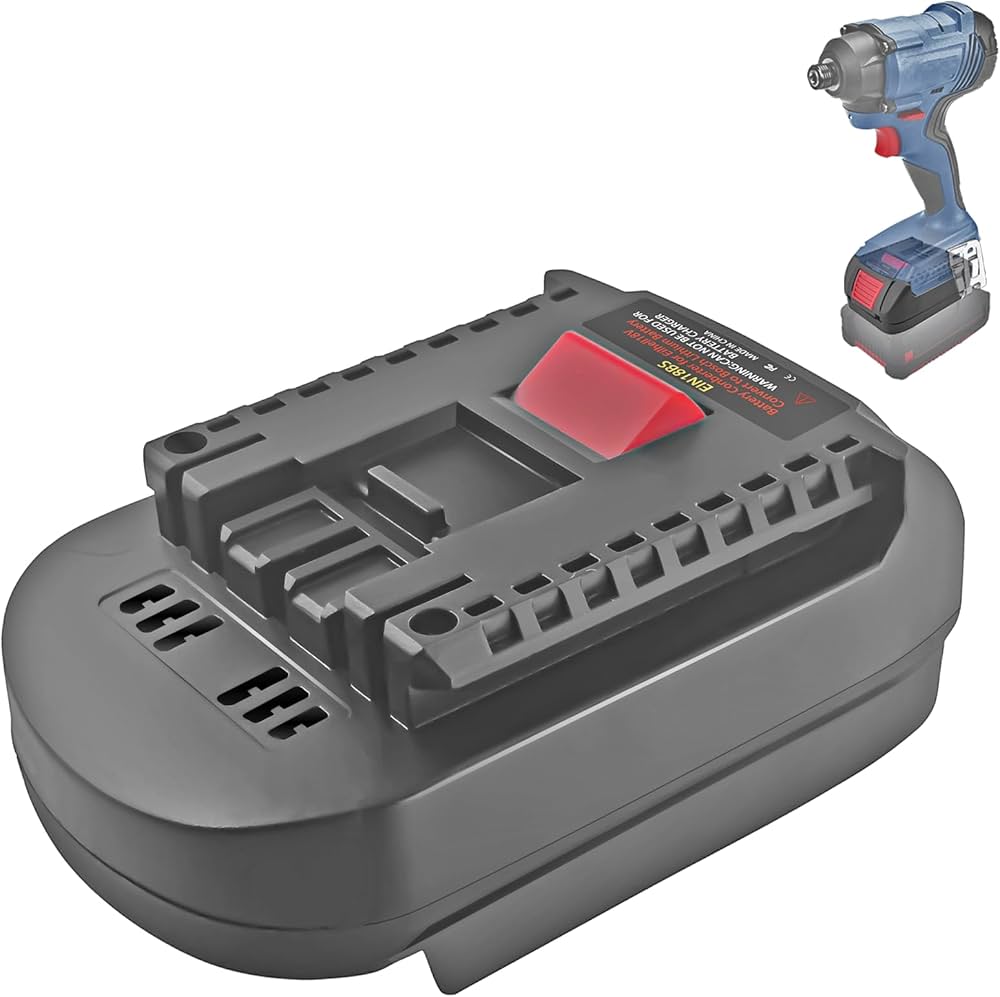 Adapter Einhell Akku Zu Bosch Werkzeug - Konverter Für 18V PXC Auf Power For ALL