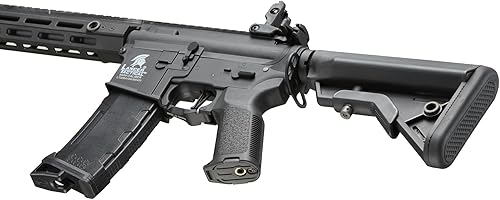 Vista 34 de Lancer Tactical Gen 3 Polímero ligero y duradero M4 Airsoft MLOK AEG con tapa media de alta velocidad con disparador rápido programable