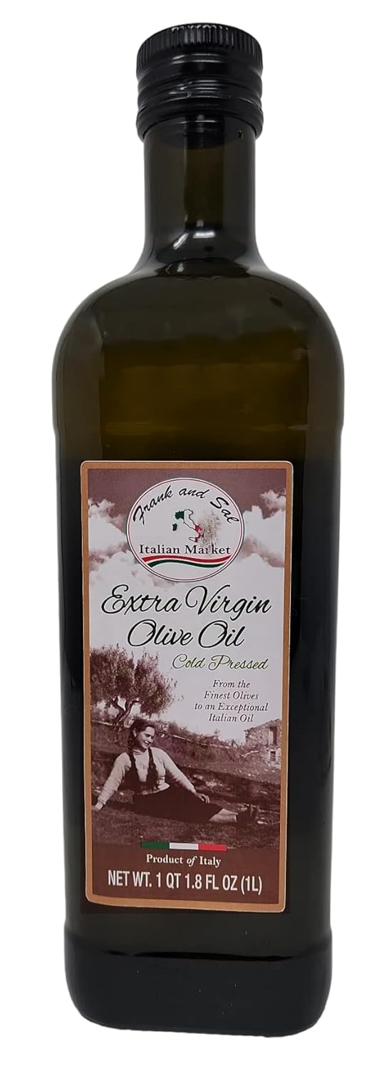 Frank and Sal Brand Imported Extra Virgin Olive Oil Mediterranean Blend 32 Ounces
