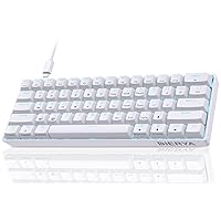 Dierya Tastiera da Gaming Meccanica al 60% con Interruttori Meccanici Tattile,DK61se