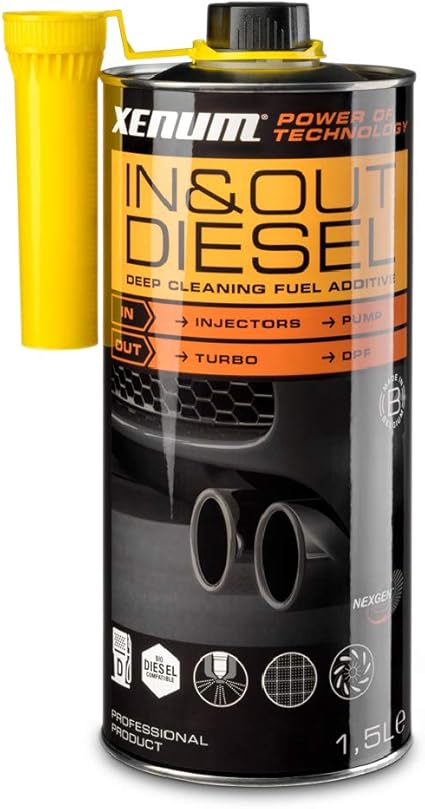 Limpiador Xenum Nexgen In & Out para Filtro de Partículas Diésel, 1,5 L
