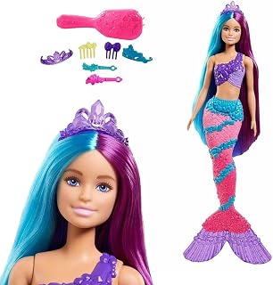 Boneca Barbie Dreamtopia Penteado Fantástico Sereia - Mattel, Modelo: GTF39, Cor: Multicolorido
