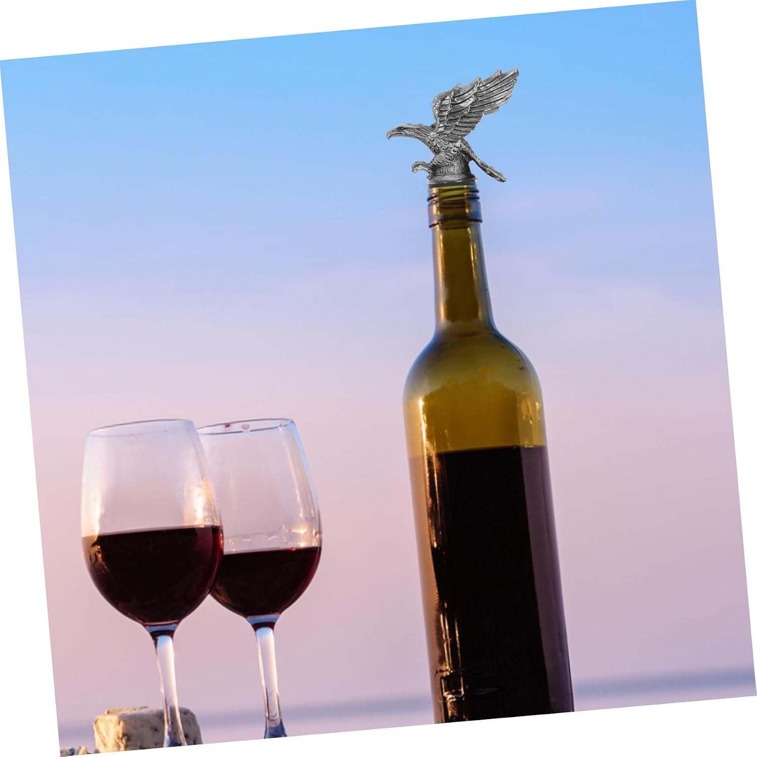 -shaped Wine Pourer and Stopper Multi-function Wine Bottle Accessory for Weddings Parties and Banquets Elegant Design Fine Craftsmanship