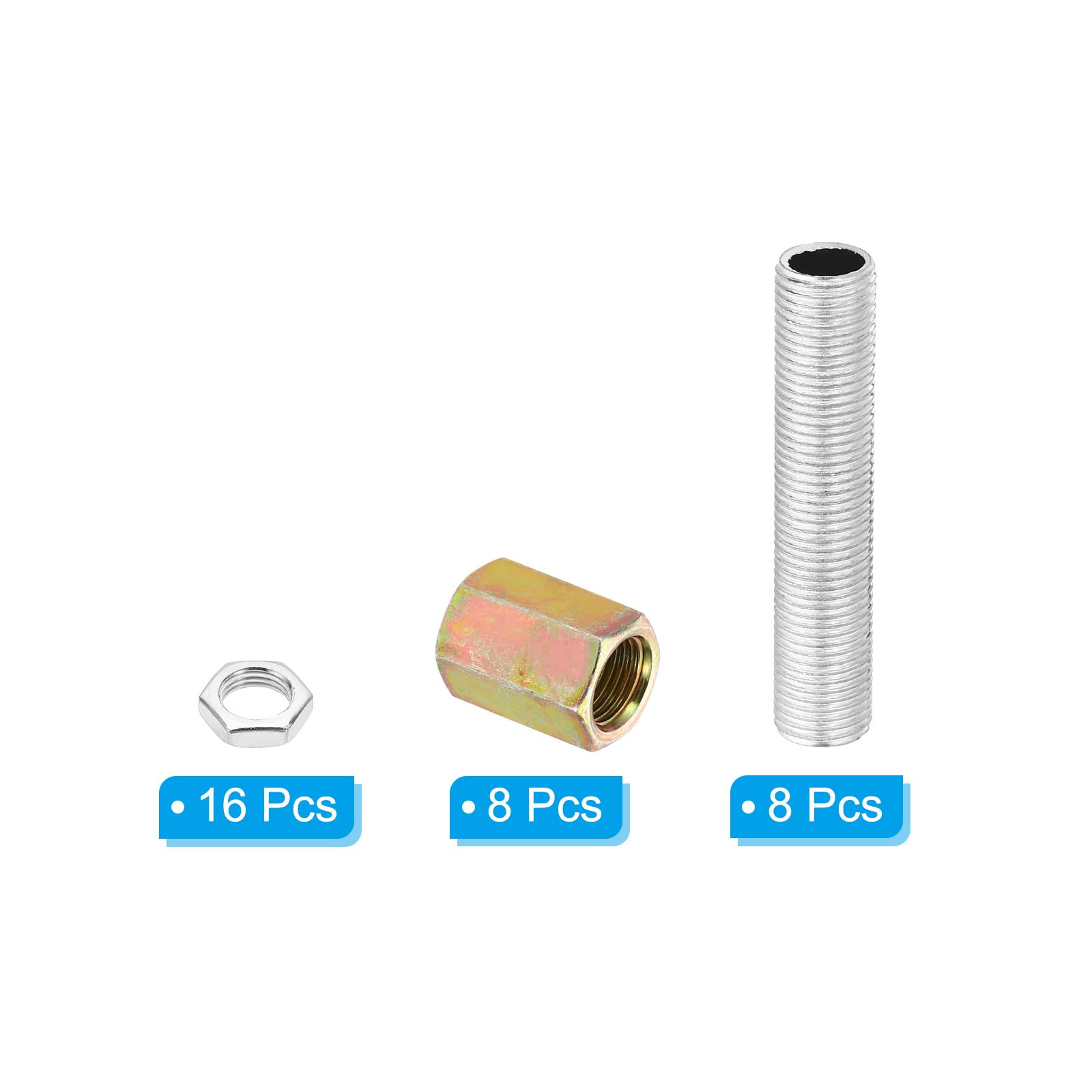 PATIKIL M10 Fine Thread Lamp Pipe Repair Parts Kits - Image 3