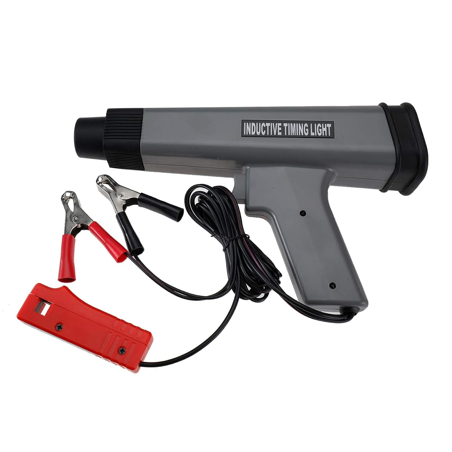 Inductive Engine Timing Light, Digital Ignition 12V Light Gun Spark Checker with Advance Probe, Xenon Inductive with RPM Readout for Gasoline Car Motorcycle Marine