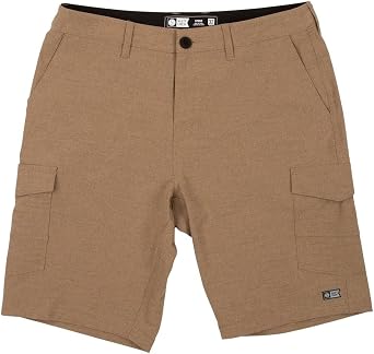 Salty Crew Drifter 2 Cargo Hybrid Shorts - Mens Dry-Fit Sweat Resistant Active Athletic Hybrid Short - Beach Lifestyle