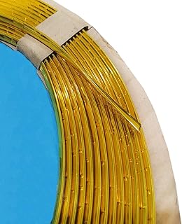 KaberMisr 2020 Chrome Car Air Conditioner Outlet Trim Strip Waterproof Bendable Air Vent Outlet Decoration Flexible Trim Strip Perfect for Car Interior Decoration (2M Gold, Code 8772)