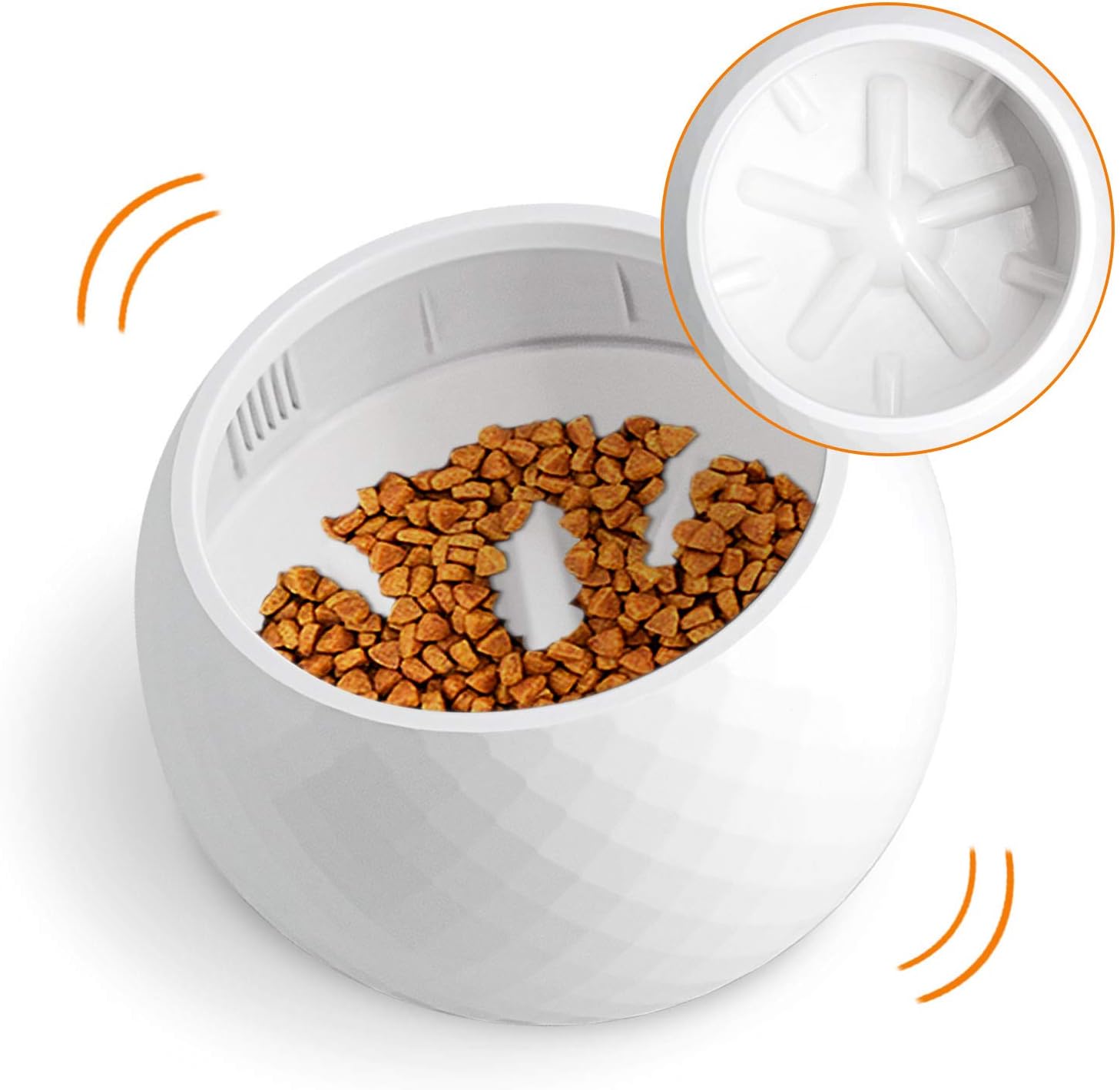 LumoLeaf Dog Bowl Slow Feeder, Roly Poly No Spill Feeder Bowl Wobbler Toy, Interactive Tumbler Anti-Choking Dog Feeding Bowl for Small…