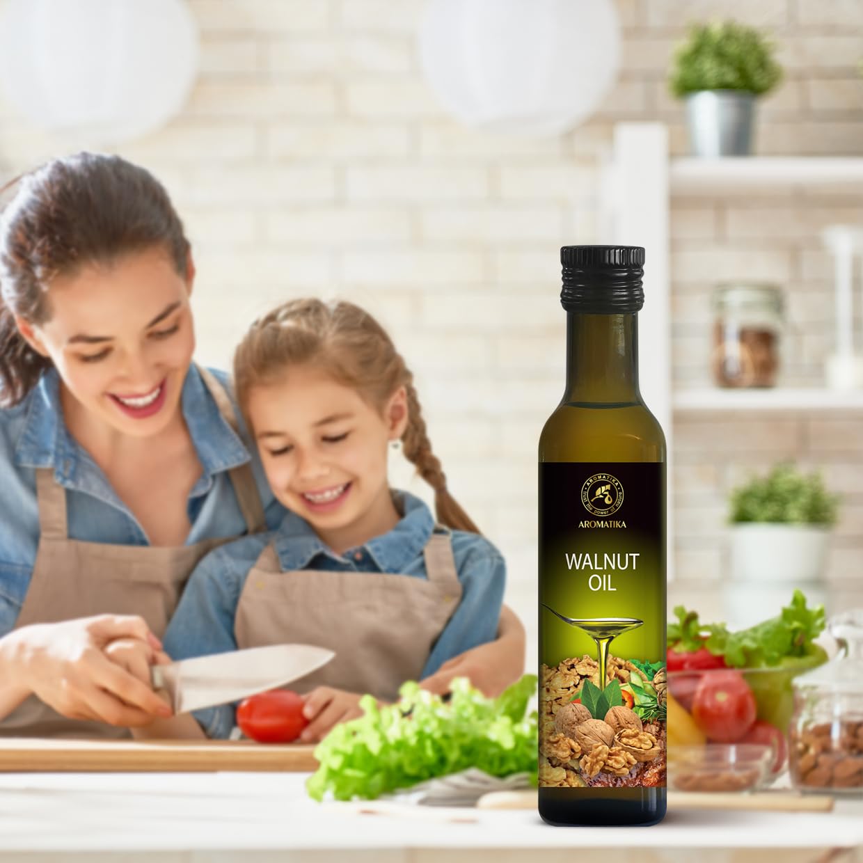 Aceite de Nuez 250ml Prensado en Frío 100% Puro Natural - Walnut Oil