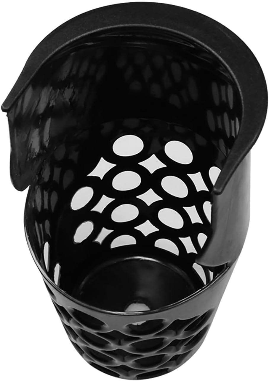 6 Pack Pool Table Pockets, Large Capacity Replacement Pockets for Billiard Tables, Heavy Duty Plastic Web Pocket (Set of 6)