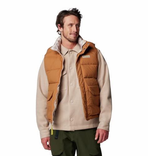 Gilet réversible pour homme marron camel WalLolewa Mtns Columbia XXL