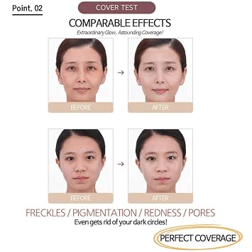 MIBA Ionized Calcium Foundation Double Cushion RX Refill 25 g / 0.88 oz (No 21) Big Cushion SEASON 2