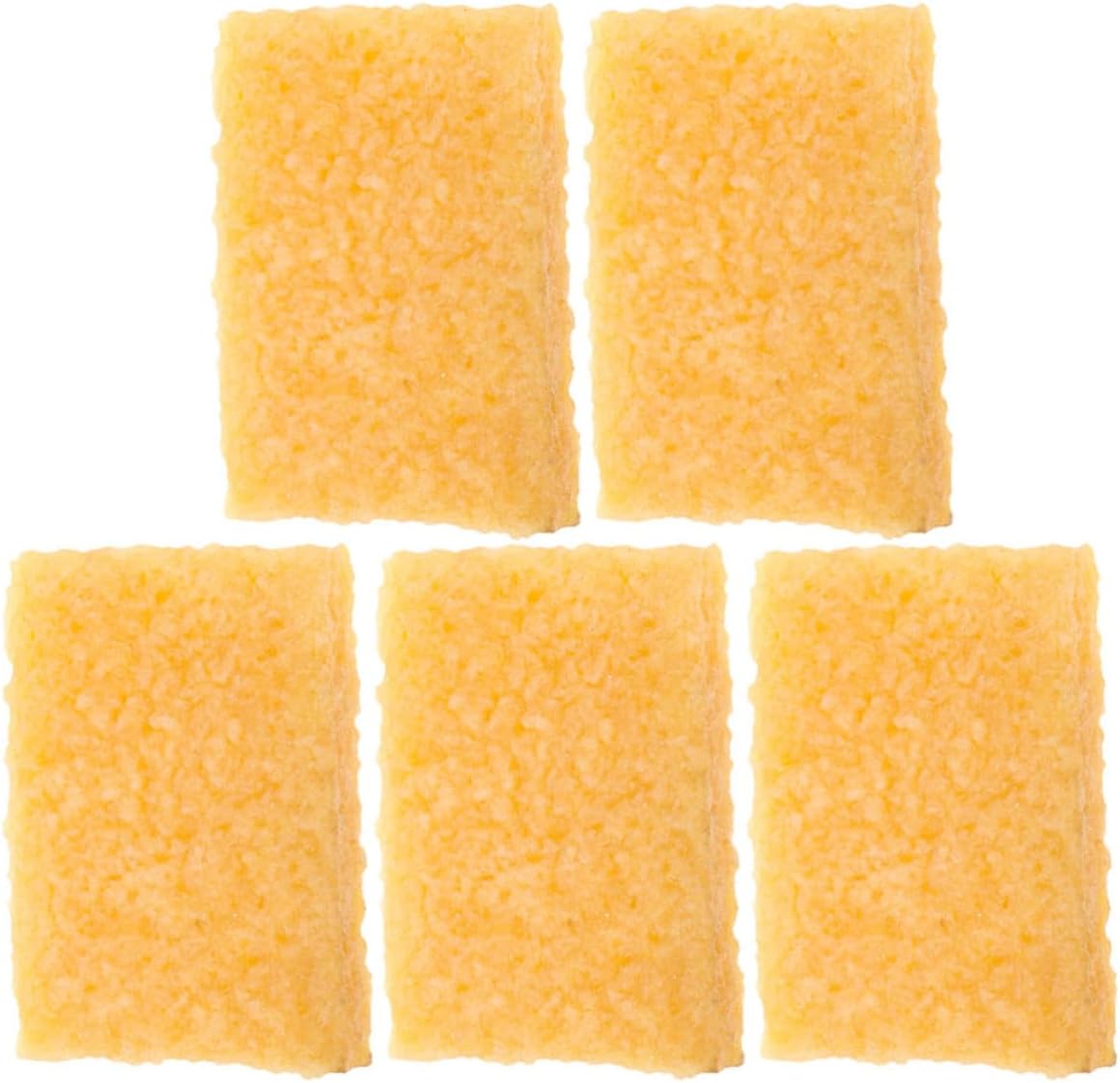Vaguelly 5pcs Skateboard Grip Tape Cleaner Block Rubber Yellow Compact Tool | Longboard Supply, Portable Design, User-friendly Grip Tape Cleaning, Preserves Performance on Boards