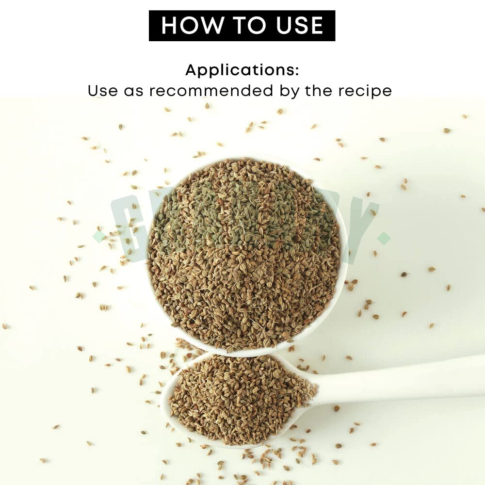 Natural Ajwain Seed Whole by Granary Mart – Gourmet Carom Seeds – Flavoring agent for Savory Dishes – Aromatic & Nutrient-Dense – Ready to Use –Affordable Bulk Rate – 33 lbs. Bulk Bag