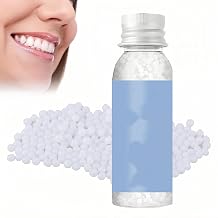 Temporary Teeth Replacements, Temporary Teeth Repair Kit,Teeth Repair Granules for All,Repair Filling Broken Tooth Missing,Temporary Moldable False Teeth