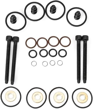 4x Seal Washer With Injector Clamp Bolts Kit for VW for Audi for SEAT for Skoda 1.9 2.0 Tdi