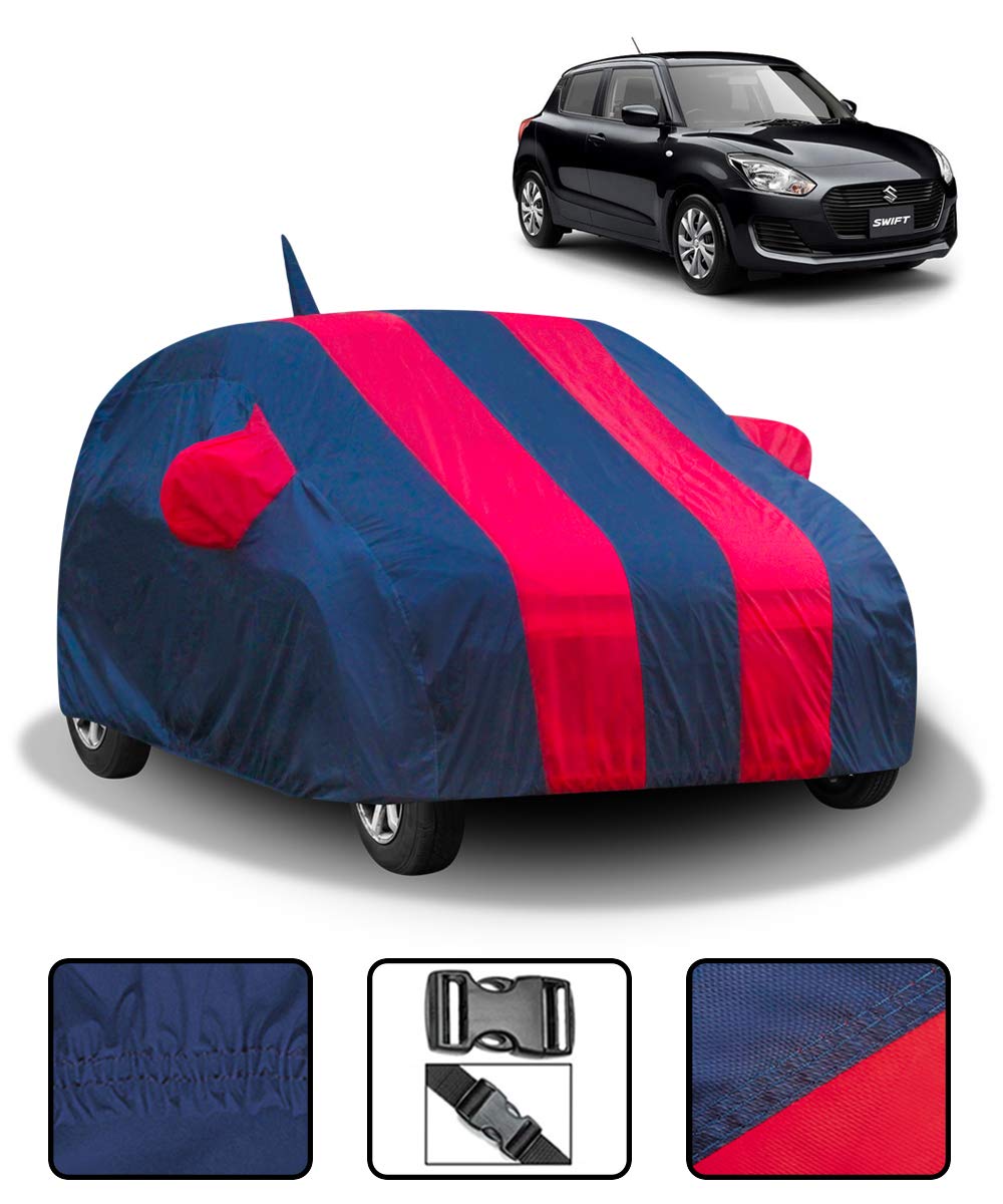 Spaiko Red & Blue Car Body Cover for Maruti Swift (2018-22)