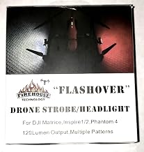 Generic Firehouse Technology Flashover Drone Strobe Kit (Set of Two) Police/Fire Strobe Light Bar Set - White/Blue/Red Strobe Emergency Lighting