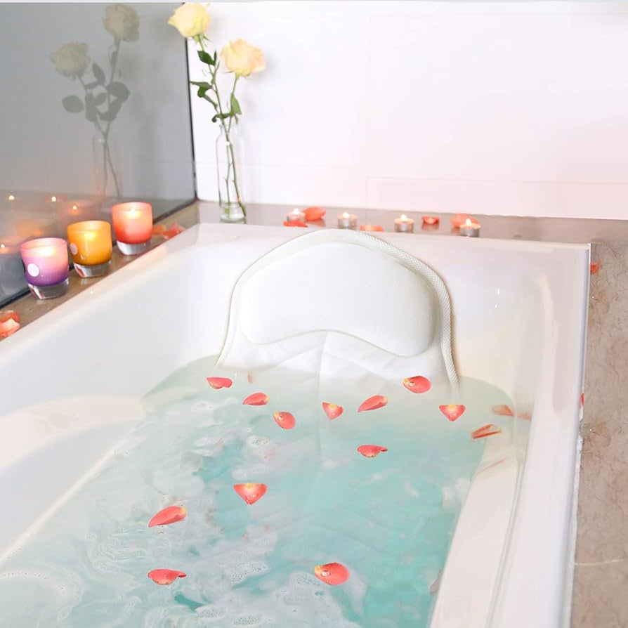 Cuscino Per Vasca Da Bagno Extra Comfort - Materassino Con Ventose Per Relax Totale