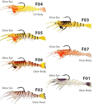 Fujin Shrimper 75mm 8.5gr Silicone Shrimp F03 Fizzy