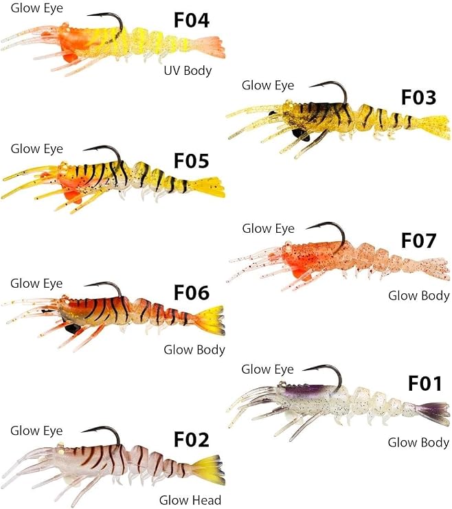 Fujin Shrimper 75mm 8.5gr Silicone Shrimp F03 Fizzy