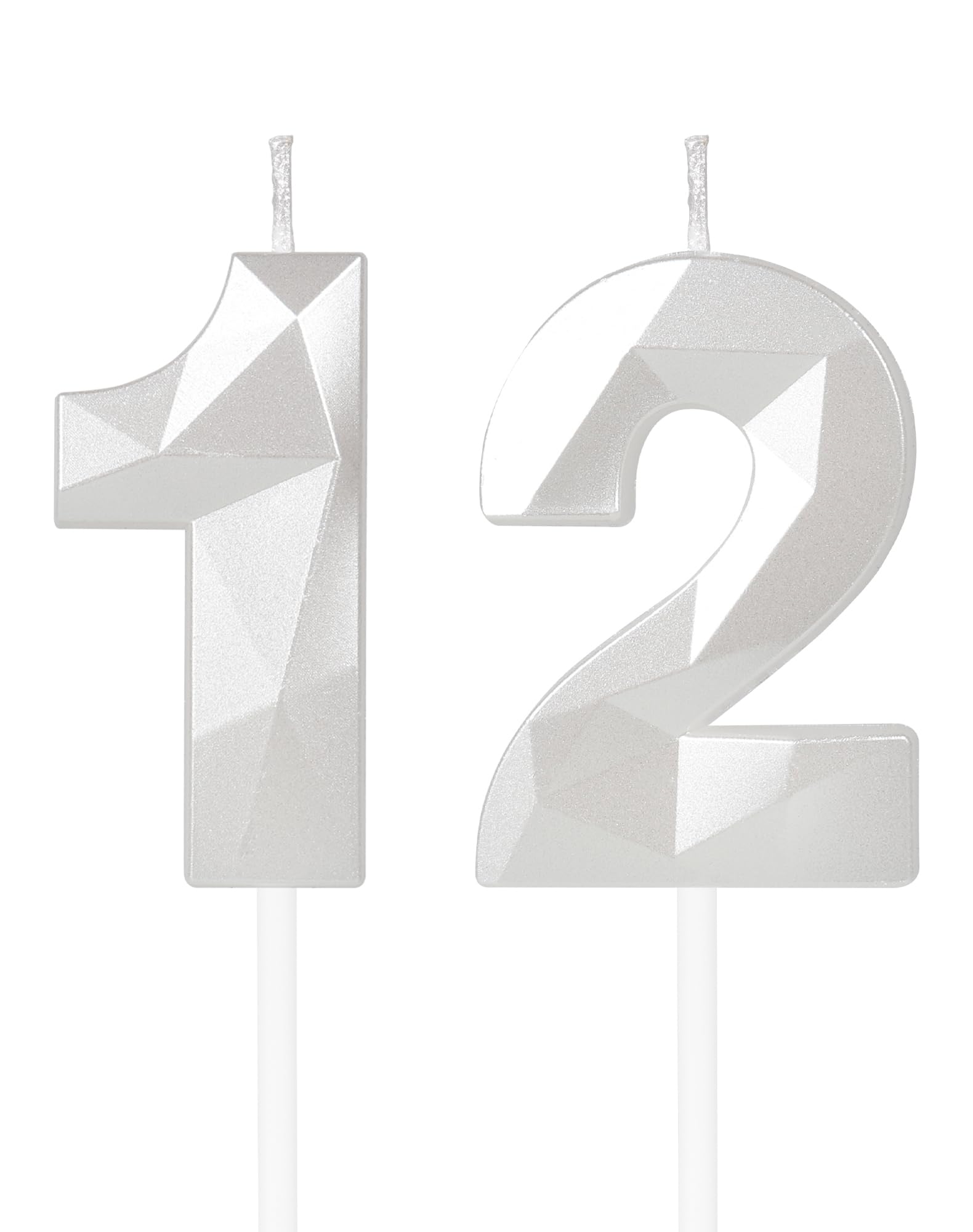 Royal Blue 13th Birthday Candles, 3D Number 13 Candle for Cake, Boy Girl 13th Birthday Decorations,Sapphire Candle Topper Blue Cake Decorations for Birthday Party Wedding Anniversary Supplies — view 270