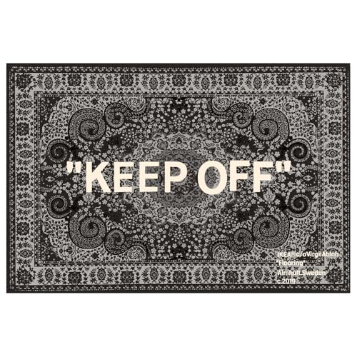 KEEP OFF Rug - Cashew Flower Classic Paisley Cashmere Area