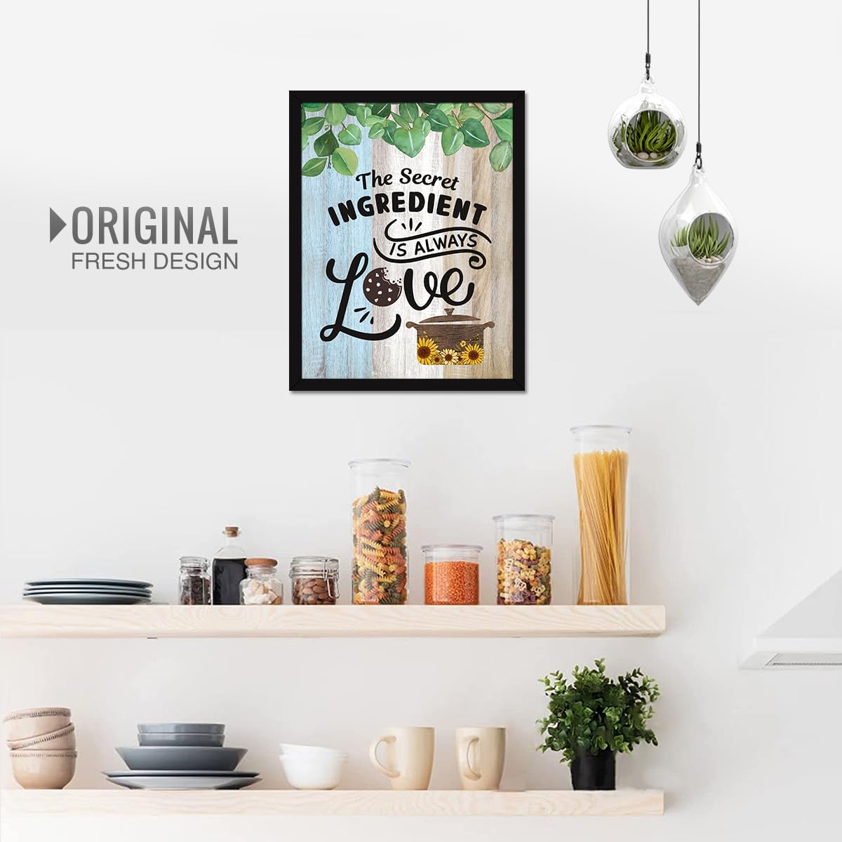 Chaka Chaundh - Restaurant Quotes Wall Frames - Kitchen, Food & Dining Table Quotes Frames for Room & Hall - (14 X 11 Inches) 2