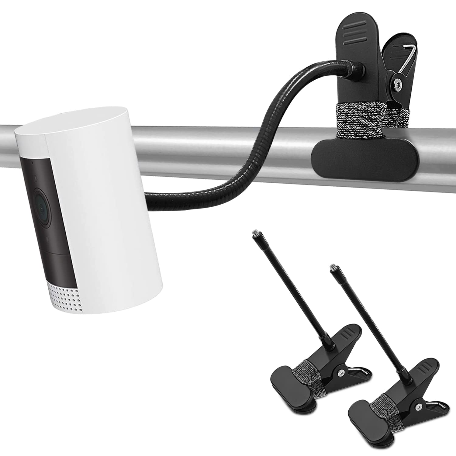 2Pack SZAOYU Flexible Clamp Mount Compatible with Ring Mount Stick Up