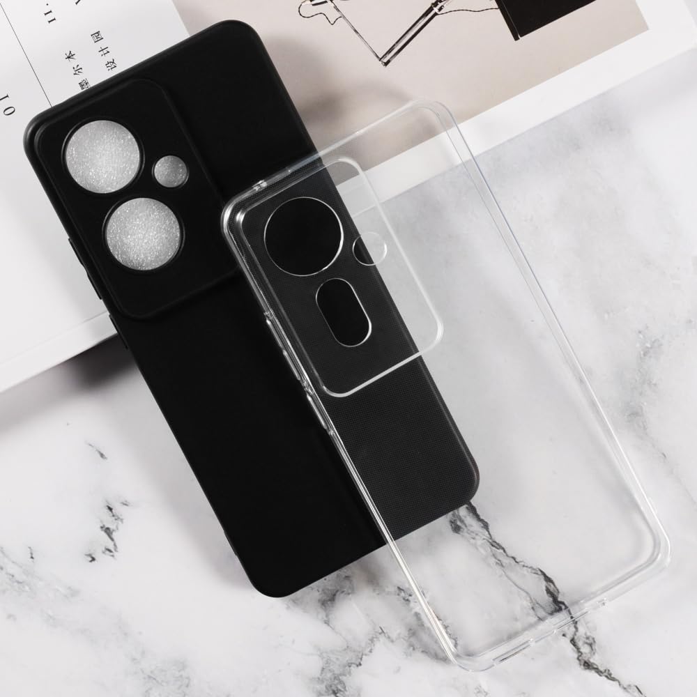 Custodia in TPU Compatibile con OPPO Reno 11F 5G Global CPH2603, Cover Protettiva Morbida e Antiurto con Ritagli Precisi e Design Sottile Antigraffio