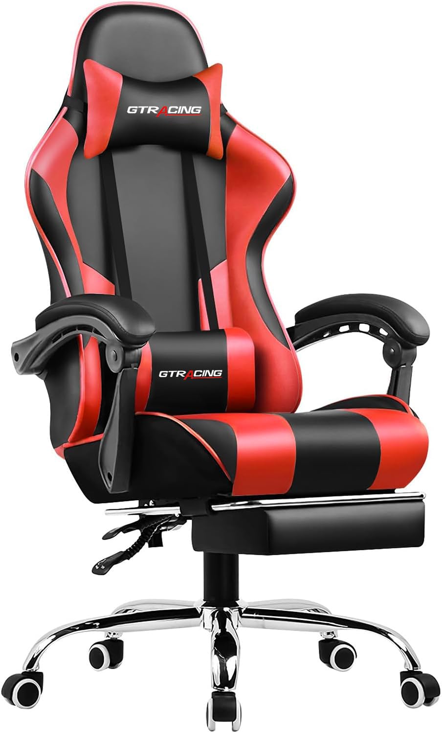 Amazon.co.jp: GTRacing GT800-RE-635 Gaming Chair with Ottoman Desk  