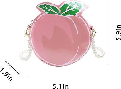 Amazon.com: Amamcy Fruit Crossbody Purse with Pearl Strap Mini