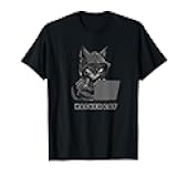 Hacker Cat Men Women Kids T-Shirt