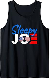 sleepy joe biden - funny biden sleep at climate change conf Tank Top