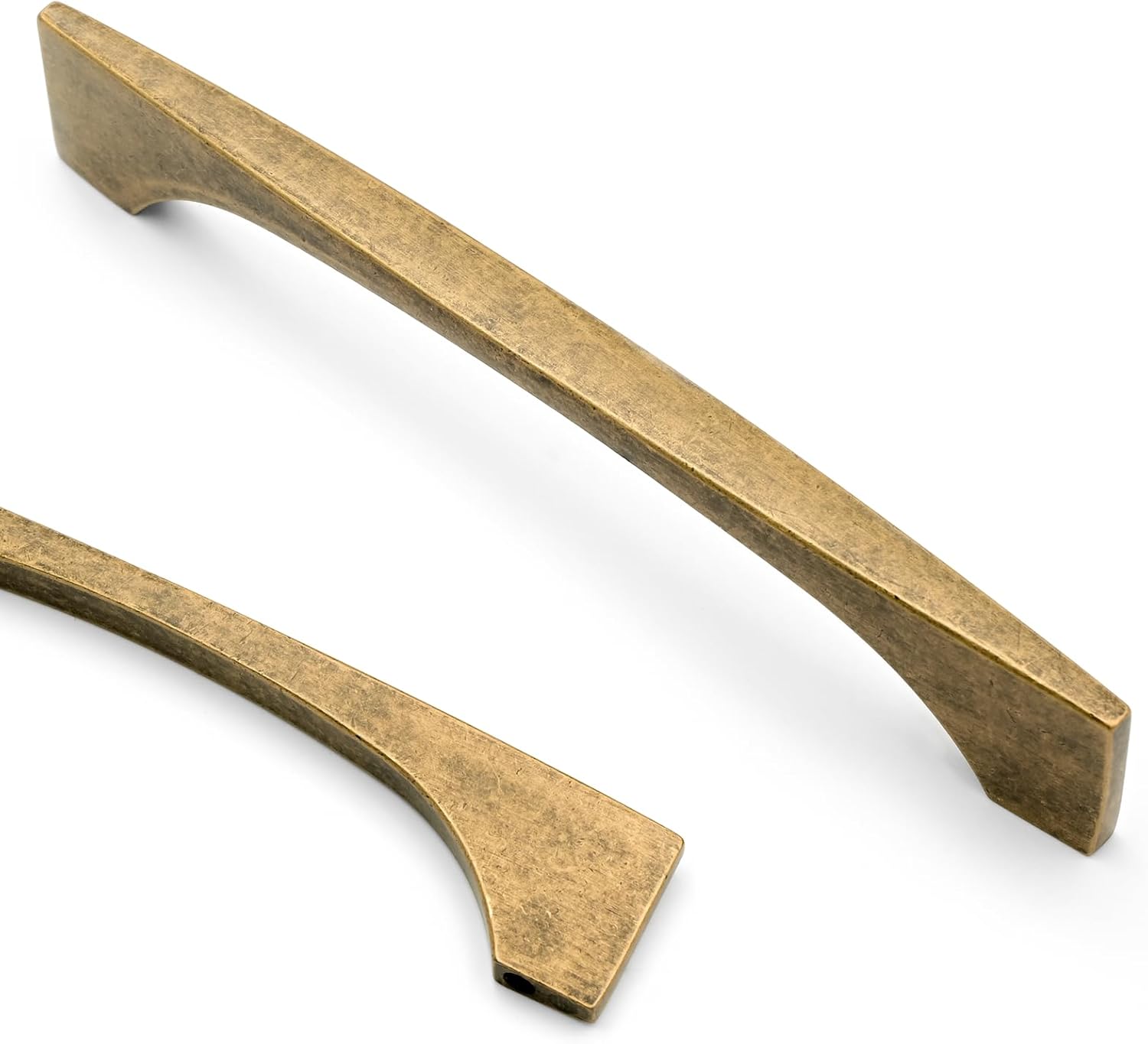 Asidrama 10 Pack 5 Inch(128mm) Antique Brass Kitchen Cabinet Handles, Cabinet Pulls Kitchen Cabinet Hardware for Cupboard Drawer Pulls