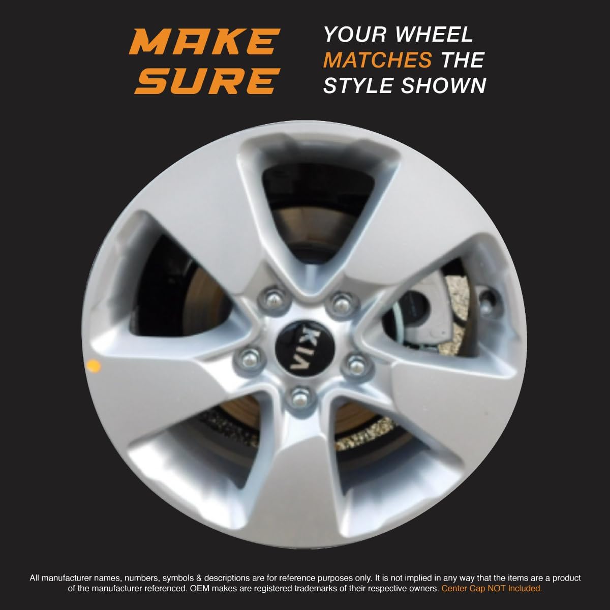 PACRIM 16" Gloss Black Wheel Skin Set Made for Kia Soul (2017-2019) | Durable ABS Plastic Cover Hubcap | Fits Directly Over OEM Wheel