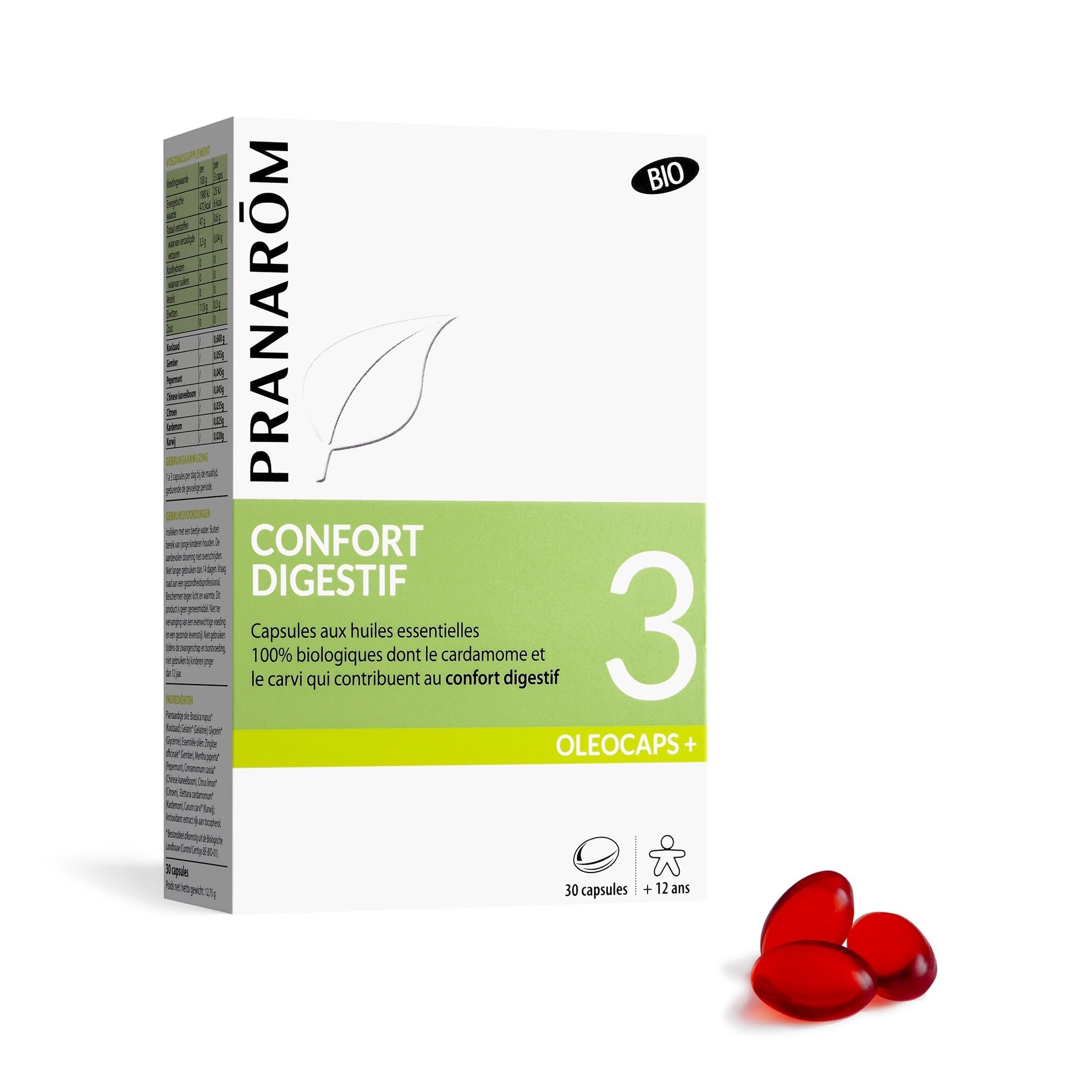 Pranarôm Oleocaps + 3 Comfort Capsules Bio 30 Capsules