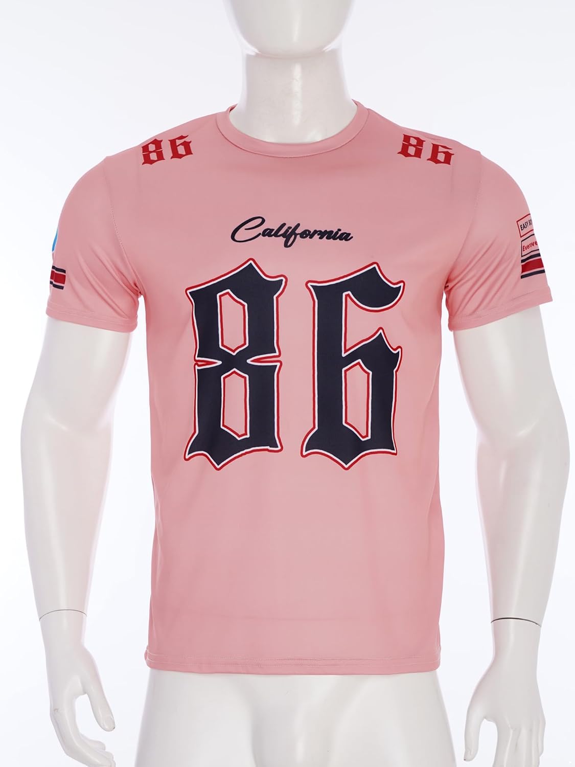 Yhong Mens Basketball Jersey Workout Sports Quick Dry T-Shirts Gym Running Shorts Sleeve Tops