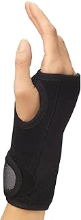 Champion Wrist Support, Universal Fit, Removable Splint, 2-Strap, Airmesh Fabric, Black,
