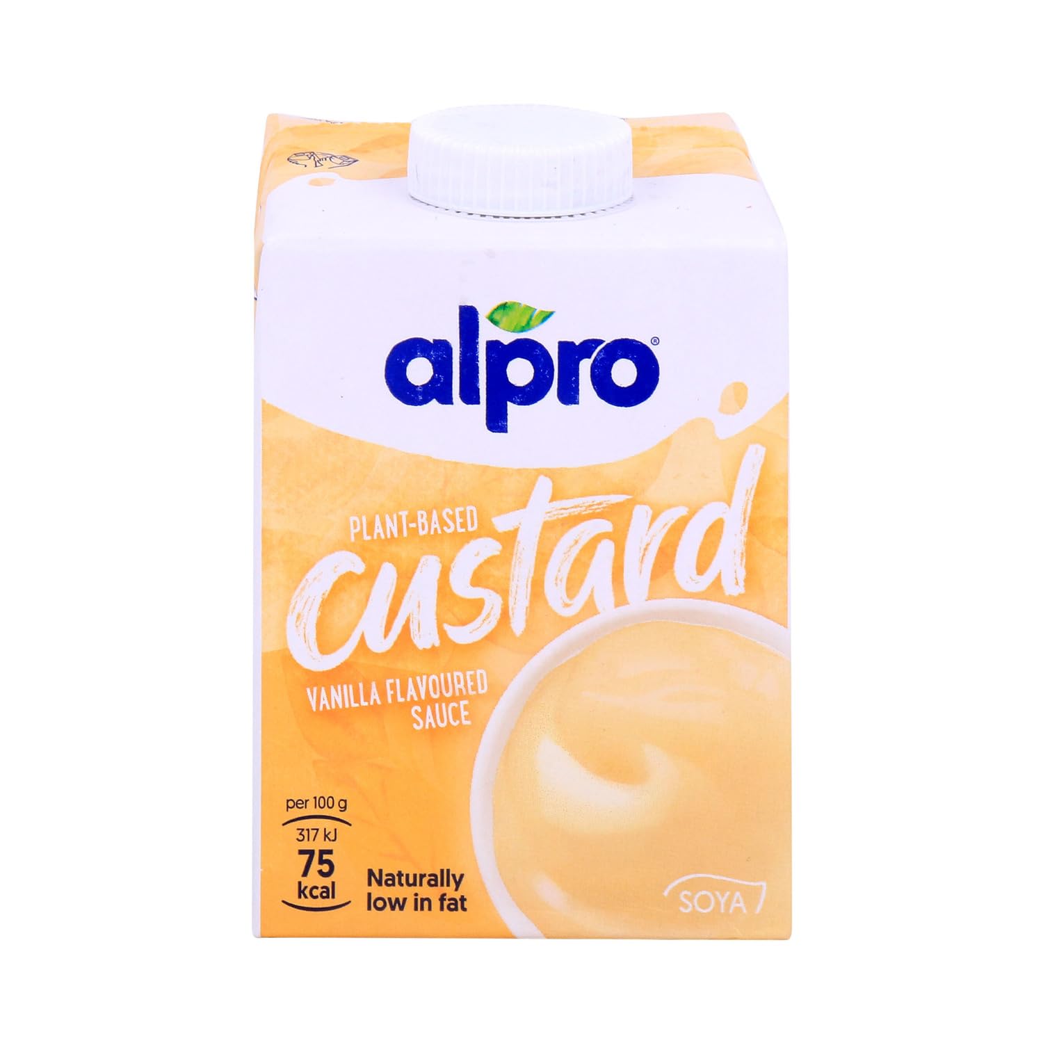 Alpro Vanilla, Plant-Based & Soya Custard Alternative, Vegan & Dairy Free, 525g