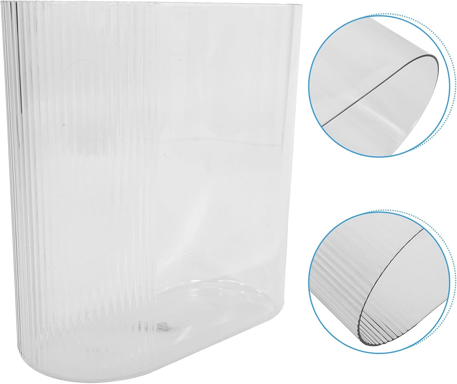 BESPORTBLE Small Fish Tank for and Turtles Aquarium for Home Office Decor Small Fish Bowl for Breeding and Aquatic Plants