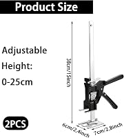 YAYODS 2db 38cm bútorlift 25cm emelésmagasság 240kg teherbírás 3