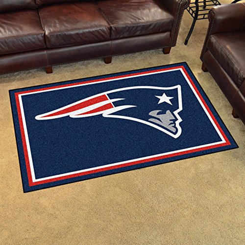 Fanmats 6268 New England Patriots 4Ft. X 6Ft. Plush Area Rug #TOP1