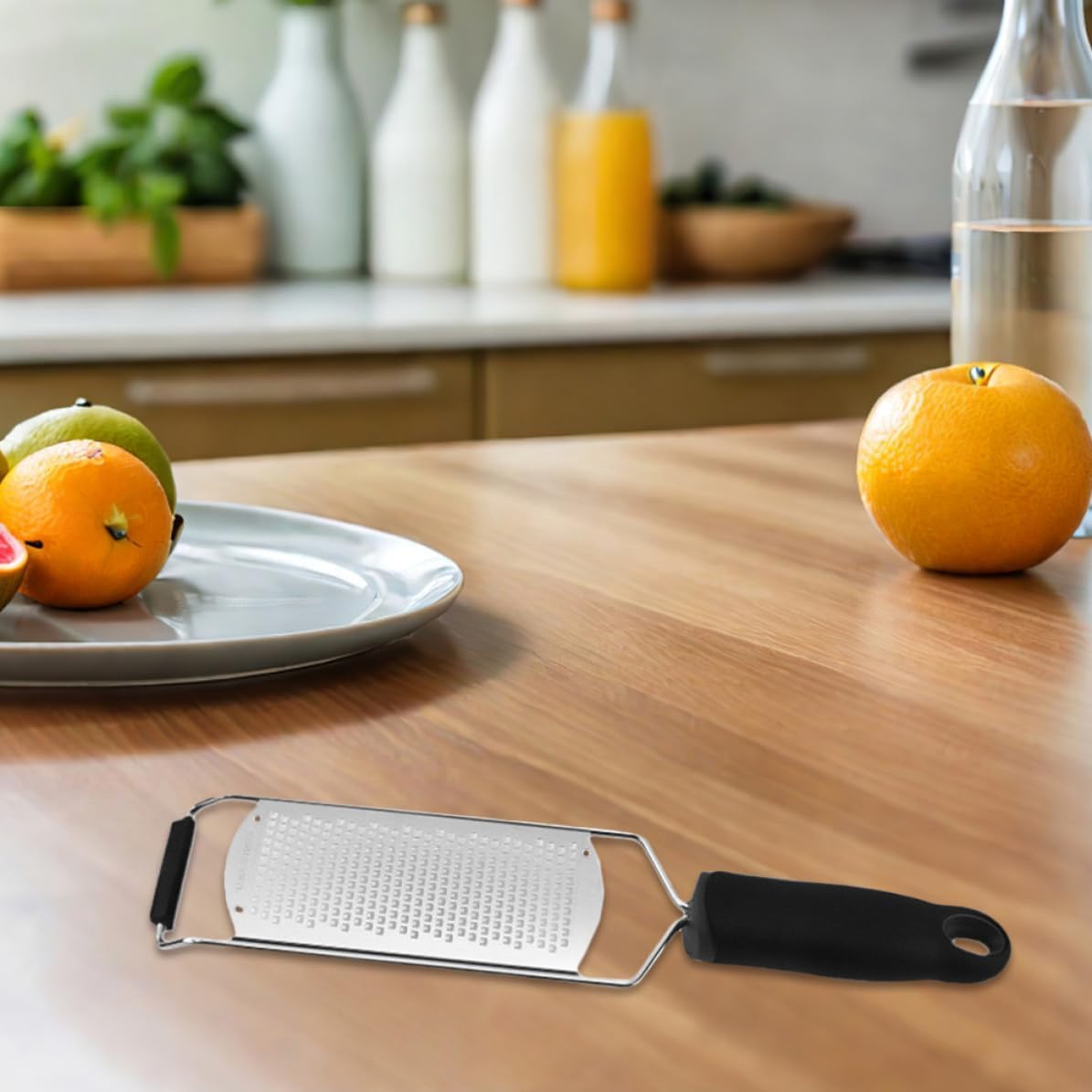 4pcs Stainless Steel Lemon Zester Tool and Cheese Grater with Precision Blades, Versatile Design Handheld Kitchen Shredder for Garlic, Citrus, and Vegetables