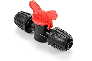 12-Pack Drip Irrigation 1/2 Inch Shut Off Valves