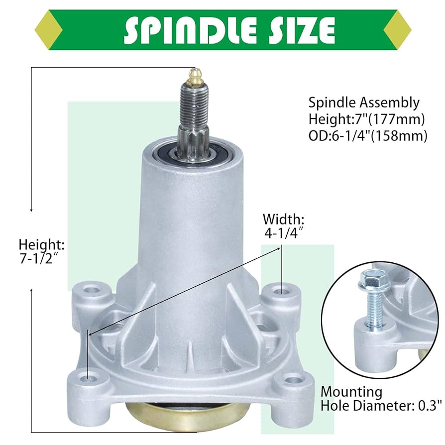 Craftsman Lawn Mower Parts Husqvarna Spindle Assembly: 587819701