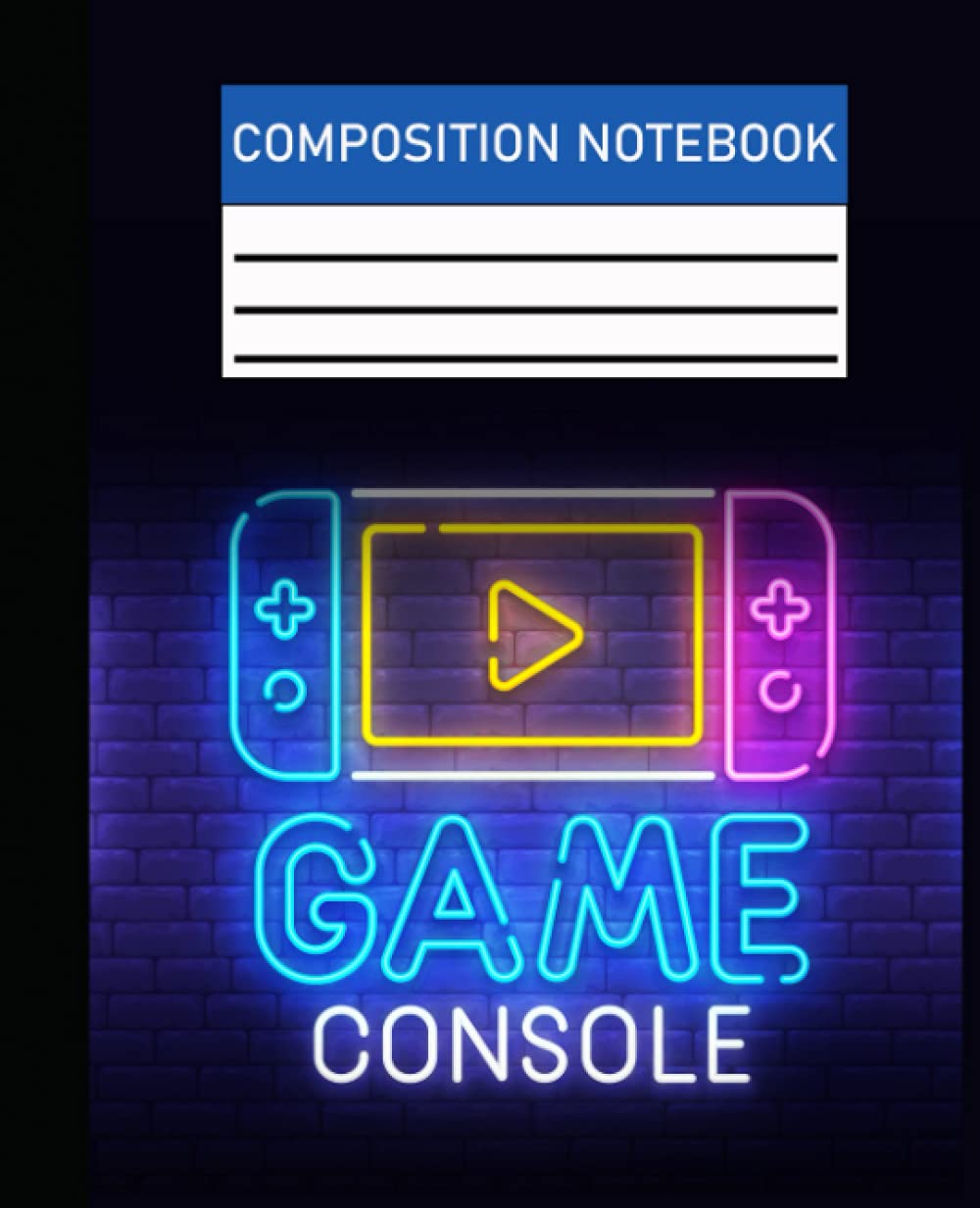 Video Game Composition Notebook (Kids, Teens, Adults, and Gamers): Wide-Ruled, 7.5 x 9.25, 120 pages, Composition Notebook