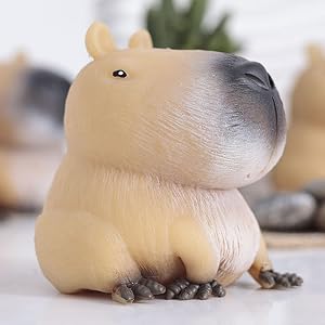 Capybara Anti-Stress Quetschspielzeug – 3er Set Weiche Squishy Toys Für Erwachsene & Kinder